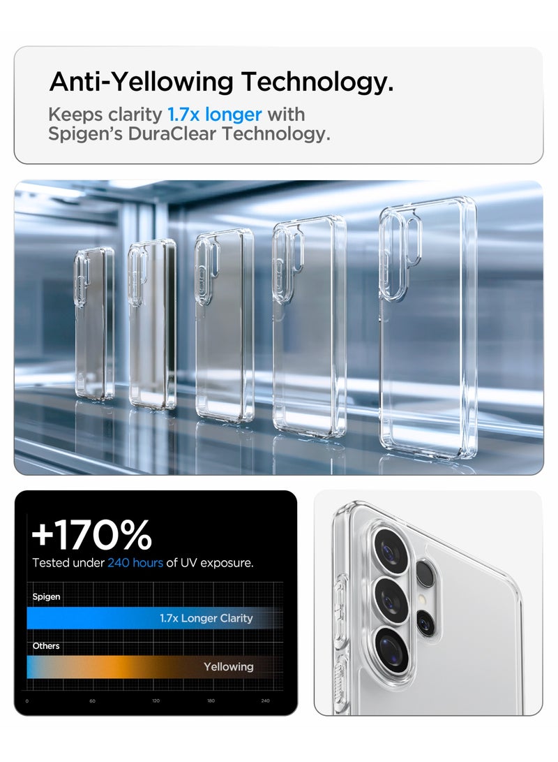 Spigen Ultra Hybrid Samsung Galaxy S26 ULTRA Case Cover (2026) - Crystal Clear - Image 3