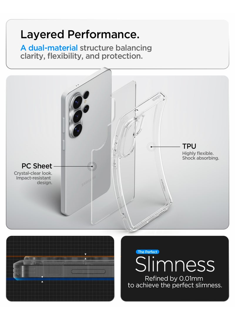 Spigen Ultra Hybrid Samsung Galaxy S26 ULTRA Case Cover (2026) - Crystal Clear - Image 4