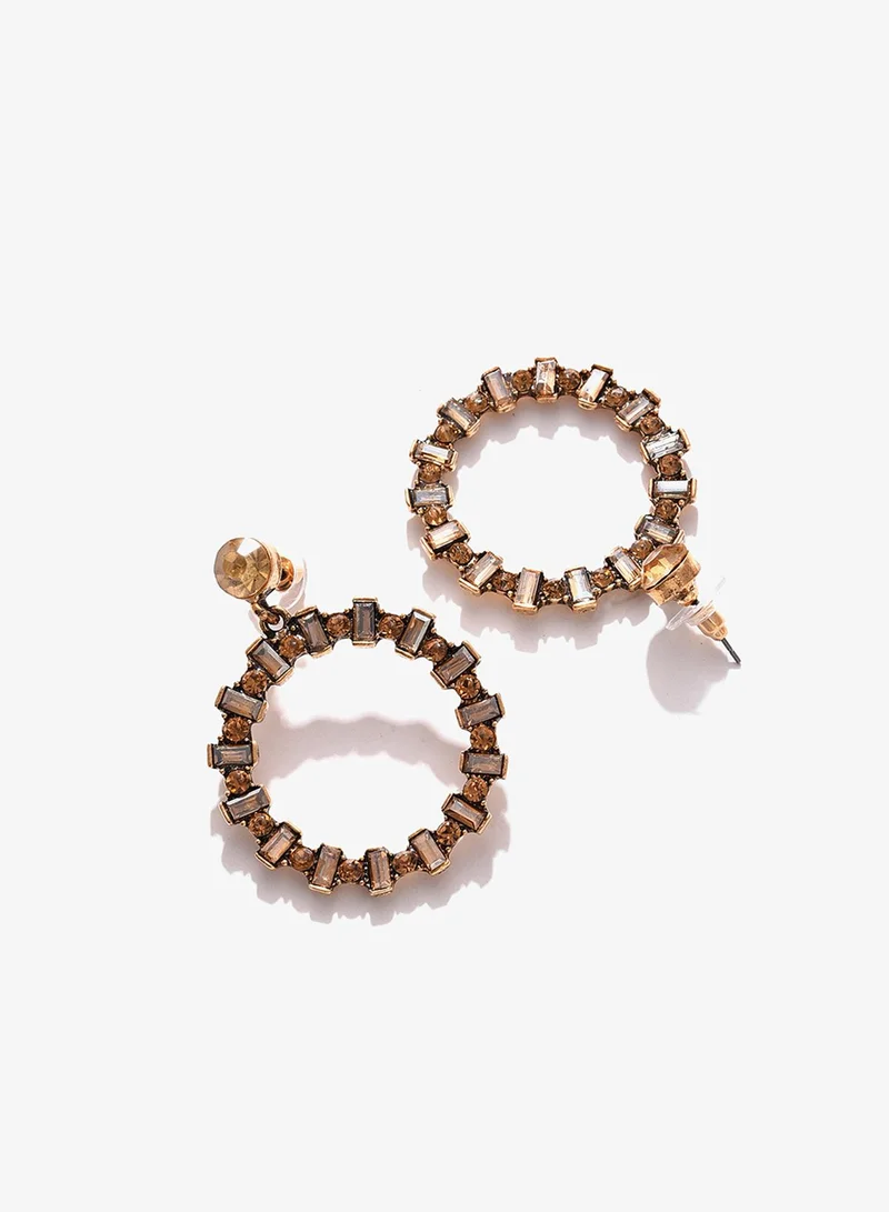 Sohi  Bronze Contemporary Artificial Drop Earring Jewellery for Women | Best Price UAE