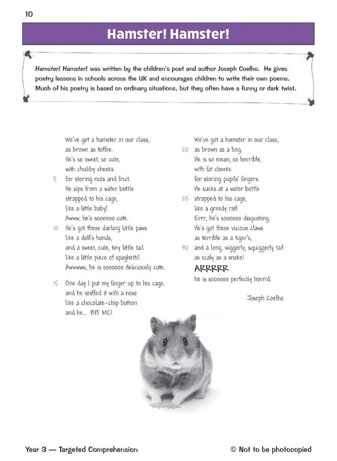 null - New KS2 English Targeted Question Book: Year 3 Reading Comprehension - Book 2 (with Answers) - Image 1