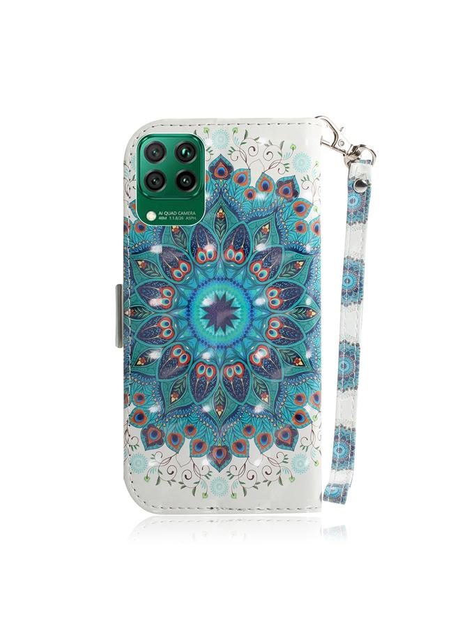 S-TOP Case For Huawei nova 7i 3D Painting Horizontal Flip Leather Case with Holder & Card Slot & Wallet & Lanyard - Image 3