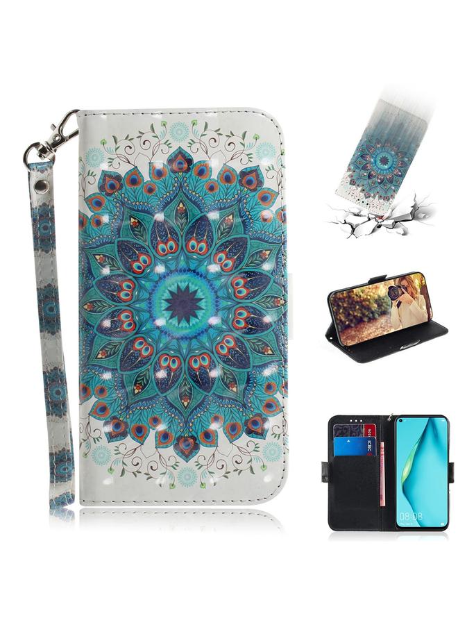 S-TOP Case For Huawei nova 7i 3D Painting Horizontal Flip Leather Case with Holder & Card Slot & Wallet & Lanyard - Image 1