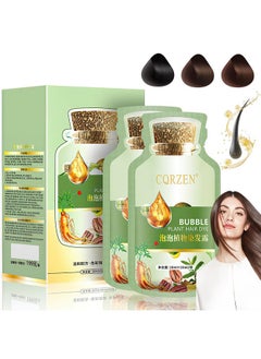 Huang Yi Bubble Plant Hair Dye Natural Plant Hair Dye New Botanical Bubble Hair Dye Hair Dye Shampoo 20Ml 10Packs/Box (Chestnut Brown) - pzsku/ZFAE3122E316D0BC7DF64Z/45/_/1707978942/6f4f671e-c827-4f09-8597-c65cb75b9f5a