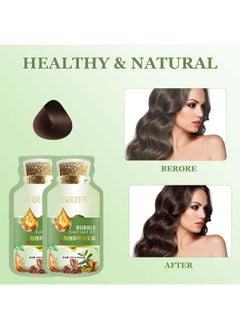 Huang Yi Bubble Plant Hair Dye Natural Plant Hair Dye New Botanical Bubble Hair Dye Hair Dye Shampoo 20Ml 10Packs/Box (Chestnut Brown) - pzsku/ZFAE3122E316D0BC7DF64Z/45/_/1707979036/cc8d0fbf-9f02-4cb1-ba0c-ff6211af035c