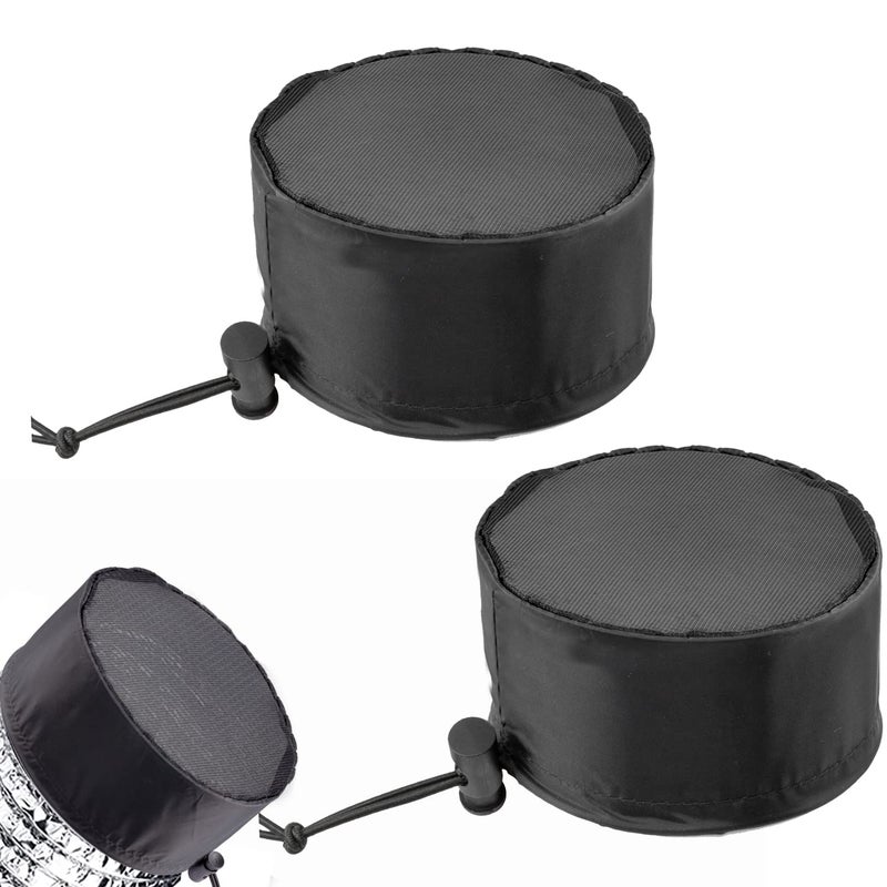 Big Gun 2 Pcs Grow Tents Vent Cover 6 Dustproof Duct Filter Vent Covers with Elastic Band and Fixed Buckle for Plant Grow Tent Accessories - Image 2