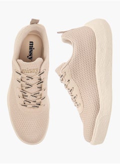 MISSY Women Missy Textured Sneakers with Printed Lace-Up Closure Ramadan Collection  - Image 1