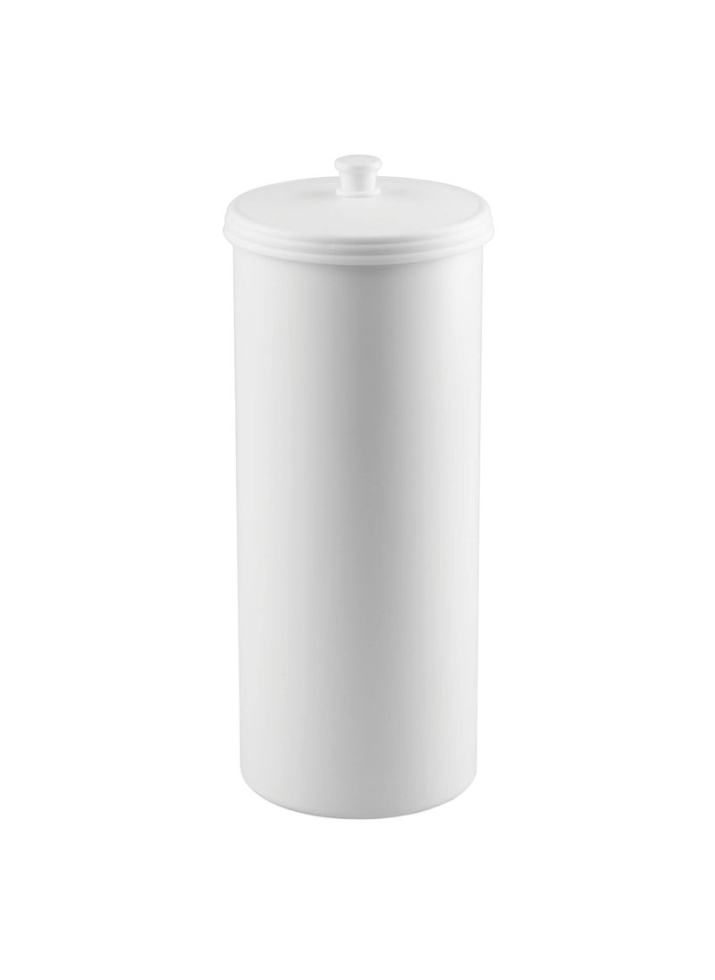 InterDesign iDesign Plastic Toilet Paper Holder The Kent Collection  Hold 3 Rolls of Toilet Paper 625 x 625 x 155 White 