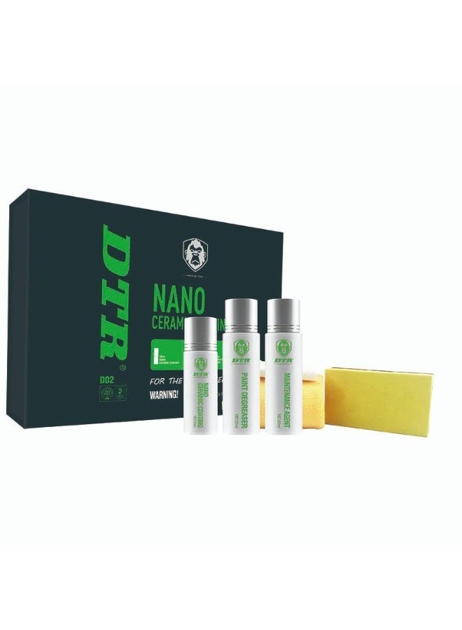 مجموعة DTR نانو سيراميك 6 عبوات × 30 مل للعناية بالسيارة D02