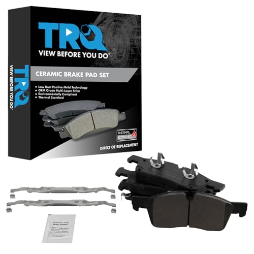 TRQ Front Brake Pads Ceramic Compatible with 2012-2020 Dodge Durango Jeep Grand Cherokee - Image 2
