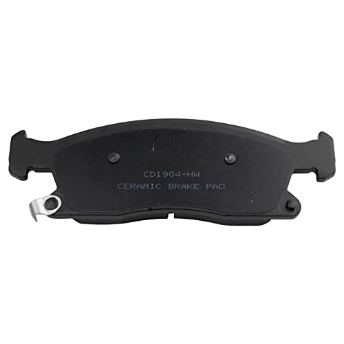 TRQ Front Brake Pads Ceramic Compatible with 2012-2020 Dodge Durango Jeep Grand Cherokee - Image 4