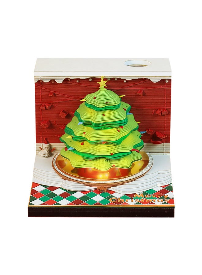 Creative Gift  Paper Carving Calendar Harry Potter Diagon Alley Desktop Ornaments 3d Stereo Note Pad Customization