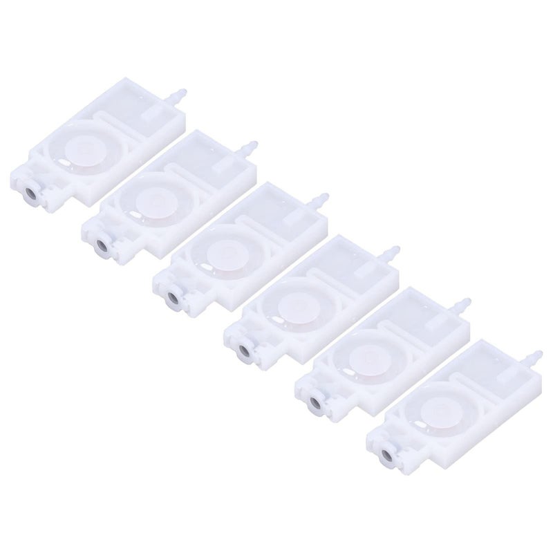 6 Pcs Ink Damper Replacement Printer Ink Damper Solvent Inkjet Head Plug in For XP600 Printer White - Image 5