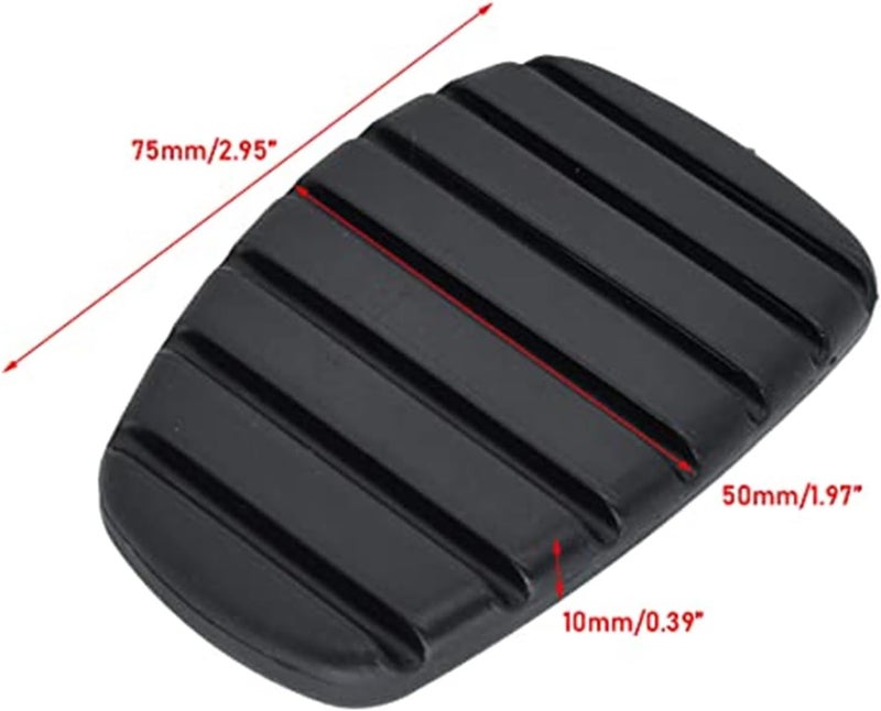 Wivplex Car Clutch Brake Rubber Pedal Pad Cover - Image 4
