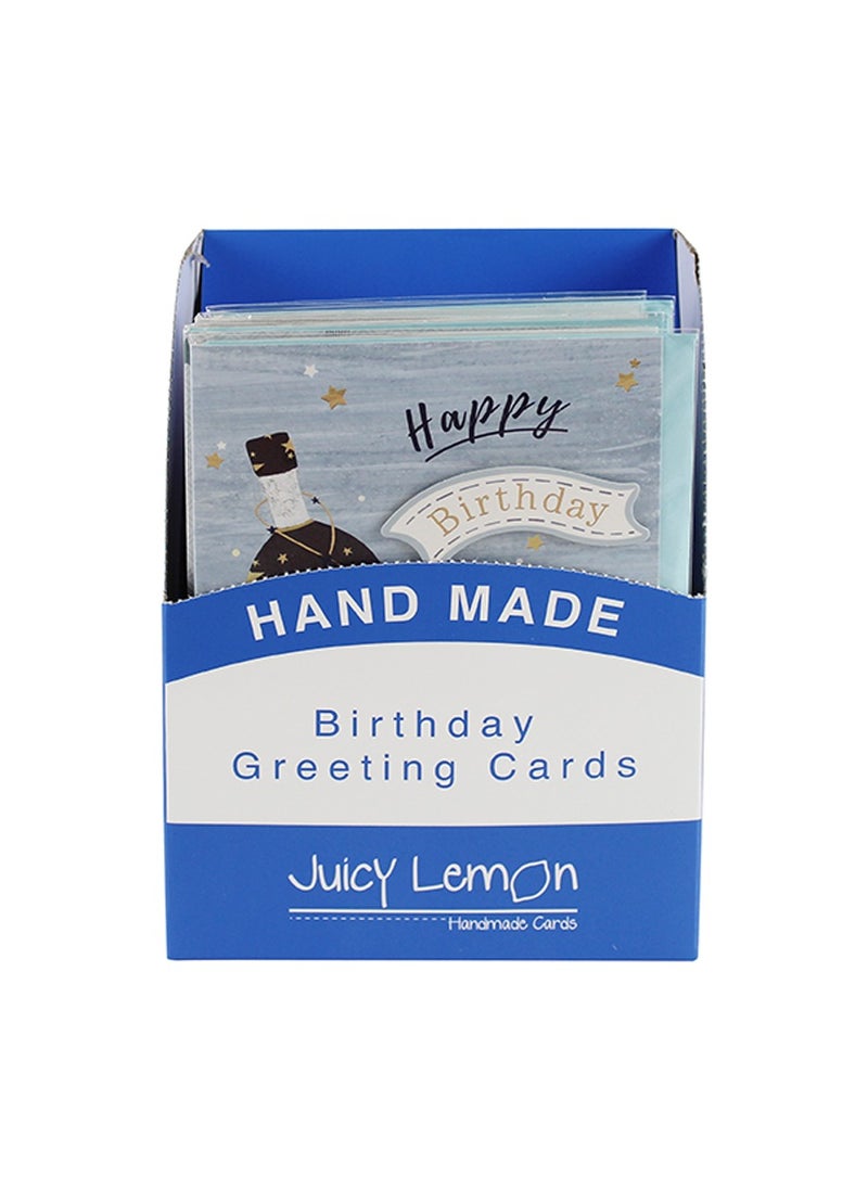 Juicy Lemon Birthday Male Greeting Card 50 Cards