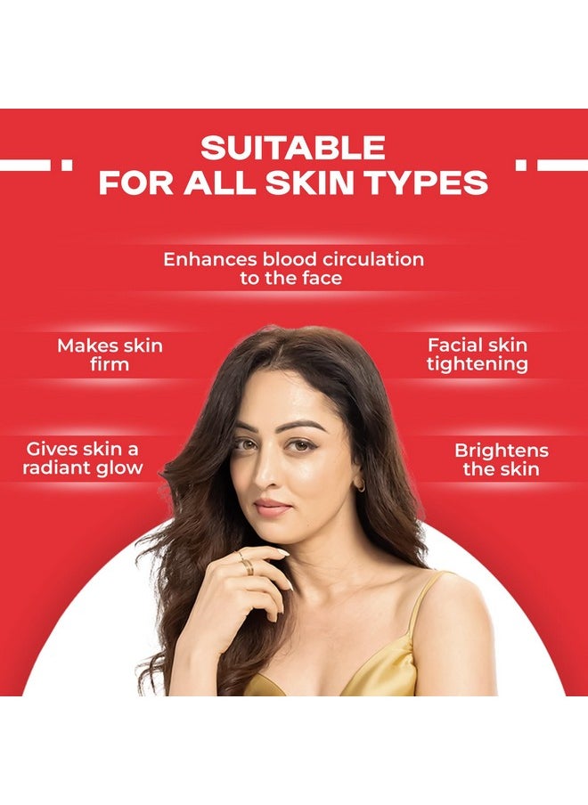 Clensta - Red Aloe Vera Skin Glow Facial Kit For Women & Men, With Vitamin C, Glutathione & Niacinamide For Brightening, Radiant, Reduces Dullness For All Skin Types | Size - 10 X 6Gm | New Launch - Image 1