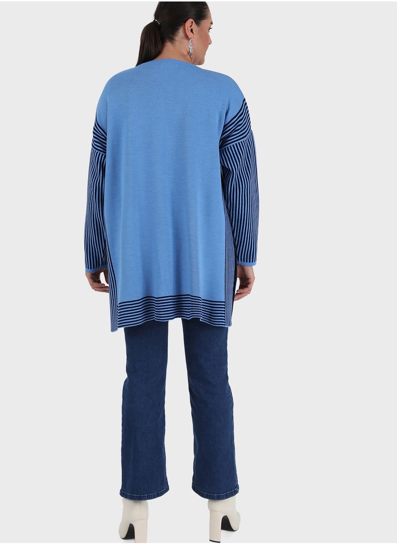 Striped Knitted Tunic