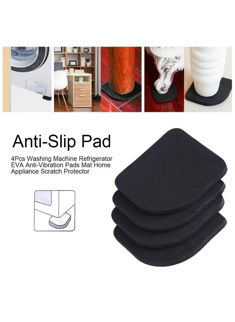 SHIDHMI SHIDHMI Antivibration Pads Non Slip Matting Washing Machine Shock Absorbers Universal Rubber Silent Feet Pads for Washing Machine Dryer Treadmill Refrigerator Appliance Table Chair Pack of 8  - Image 3