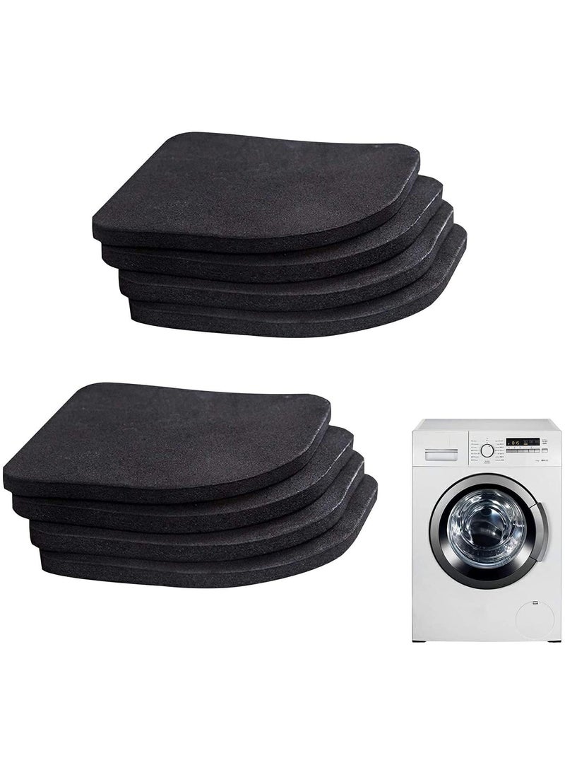 SHIDHMI SHIDHMI Antivibration Pads Non Slip Matting Washing Machine Shock Absorbers Universal Rubber Silent Feet Pads for Washing Machine Dryer Treadmill Refrigerator Appliance Table Chair Pack of 8  - Image 1