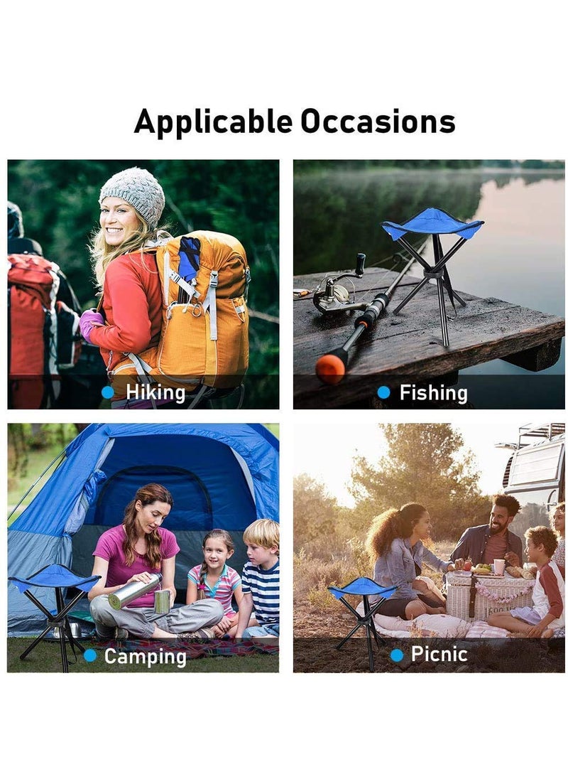 AARSH AARSH Folding Fourpod Stool Portable Four Leg Fishing Stool for Outdoor Camping Multicolour  - Image 5