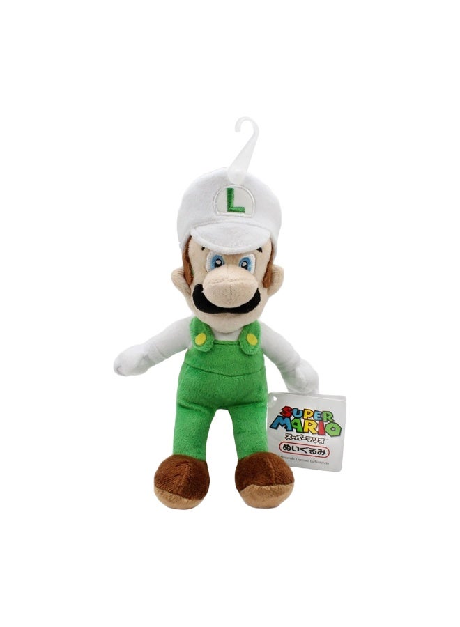 Super Mario Fire Luigi Mario Plush Toy (23 cm) - Image 1