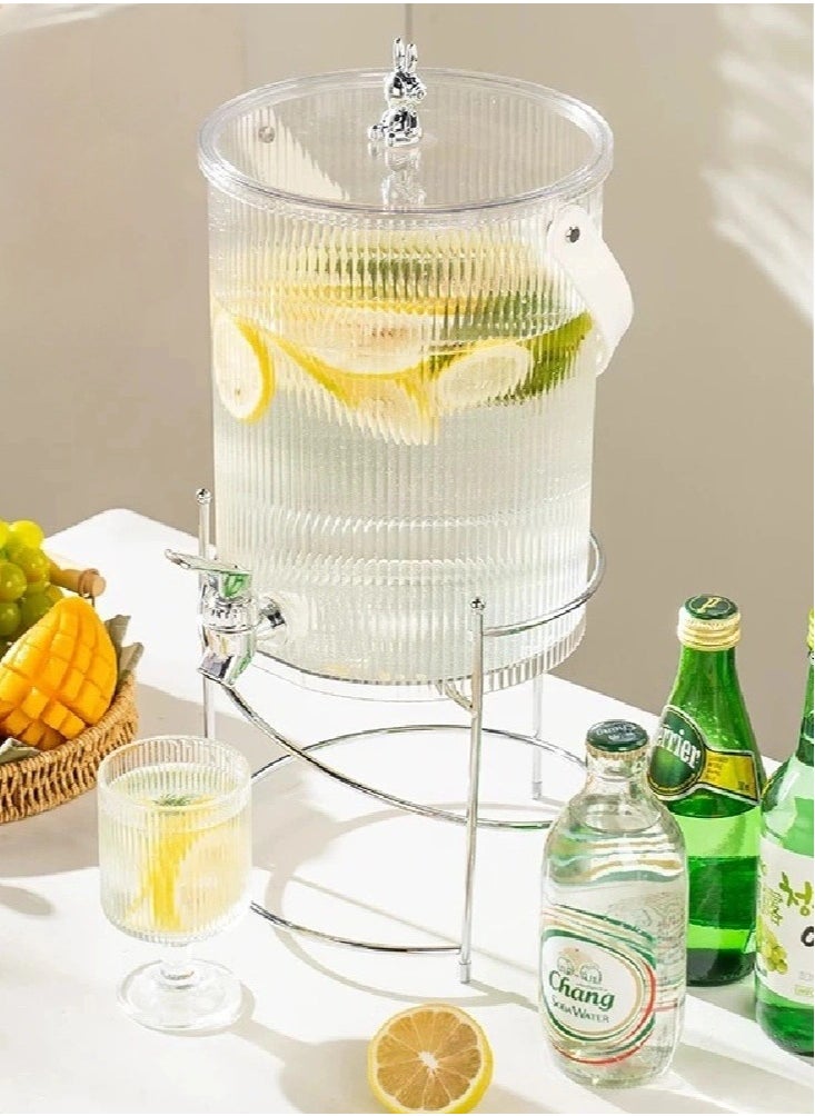 nehem 5L Water Jug with Tap - Multi-Purpose Beverage Dispenser for Juice, Beer & Coffee | Juice dispenser set for Parties, Picnics, Camping & Home Use  - Image 1