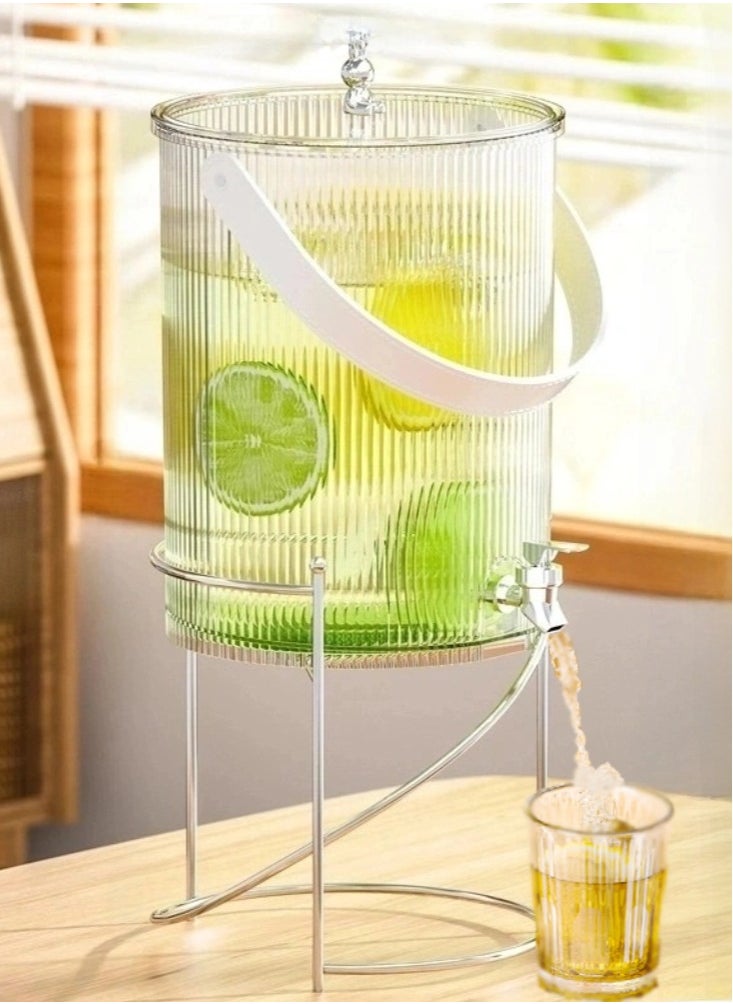 nehem 5L Water Jug with Tap - Multi-Purpose Beverage Dispenser for Juice, Beer & Coffee | Juice dispenser set for Parties, Picnics, Camping & Home Use  - Image 3