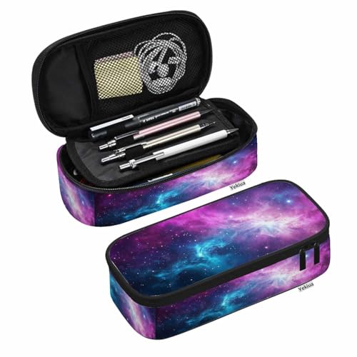 Yekiua Galaxies Space Pen Bag Universe Black Holes Elements Large Pencil Case Big Capacity Pencil Pouch Pencil Holder - Image 1