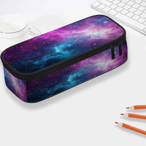 Yekiua Galaxies Space Pen Bag Universe Black Holes Elements Large Pencil Case Big Capacity Pencil Pouch Pencil Holder - Image 3