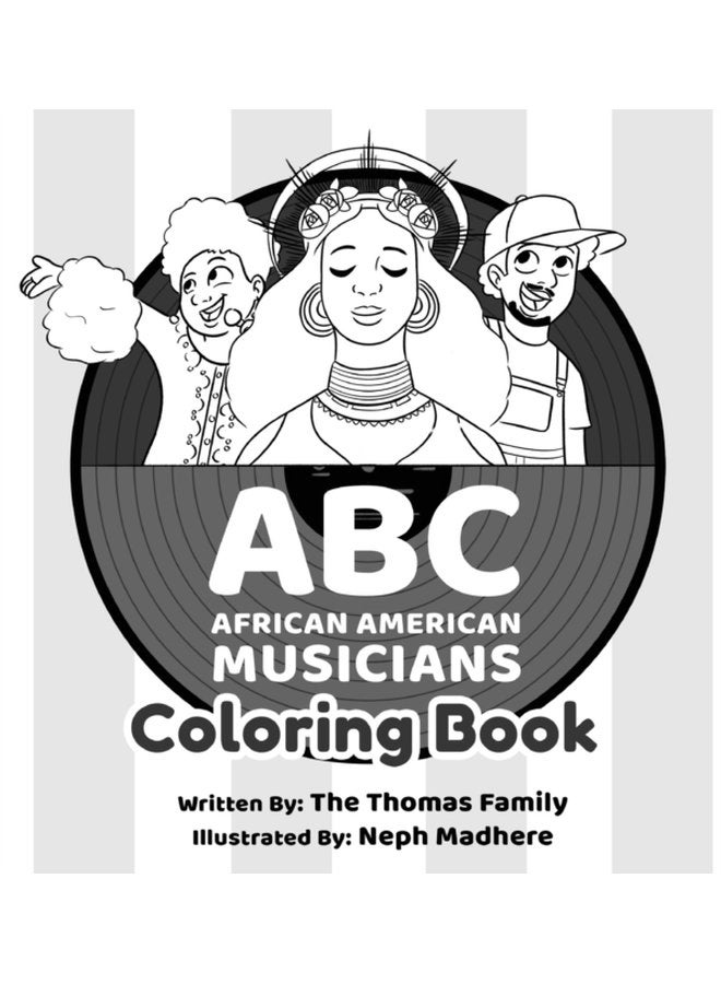 ABC African American Musicians Coloring Book - Paperback