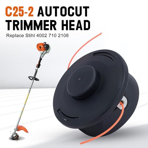 Savior Trimmer Head for 25-2 Autocut Head STIHL FS55 FS56 FS90 FS90R FS52 FS70 FS80 FS110 FS130 FS88 FS100 FS100R FS106 FS108 FS120 FS240 Weed Eater Replace 25-2 4002 710 2108 - Image 2