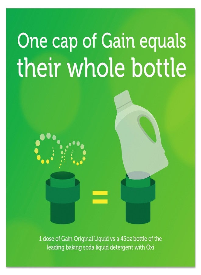 Gain 12783CT Liquid Laundry Detergent, Original Fresh, 25 Oz Bottle (Case of 6) - Image 2