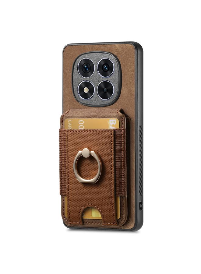 S-TOP Case For Redmi Note 14 Pro 5G Retro Splitable Magnetic Stand Card Bag Leather Phone Case - Image 2