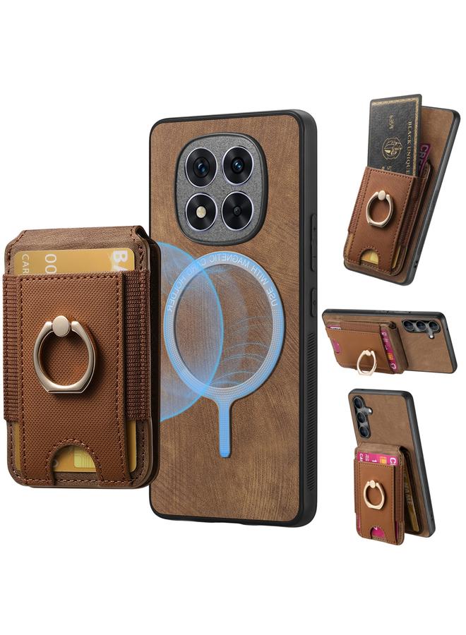 S-TOP Case For Redmi Note 14 Pro 5G Retro Splitable Magnetic Stand Card Bag Leather Phone Case - Image 1