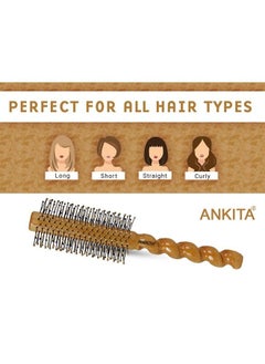 Ankita Wooden Hair Brush(B20W) (Color May Vary)  - Image 4