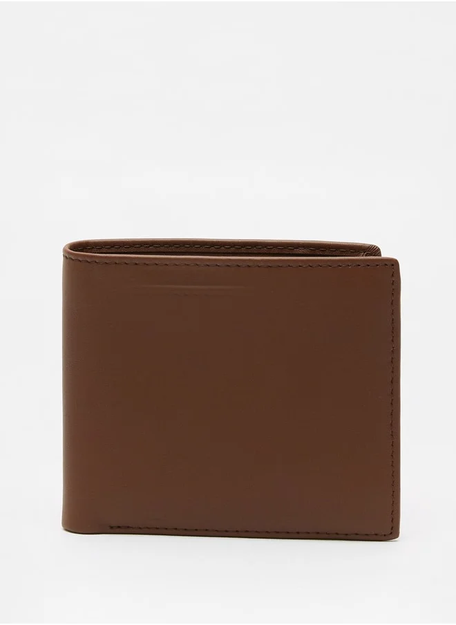 DUCHINI Solid Bi-Fold Wallet