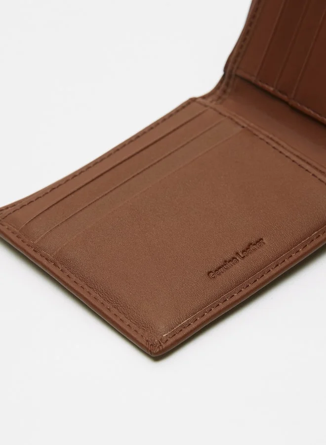 DUCHINI Solid Bi-Fold Wallet