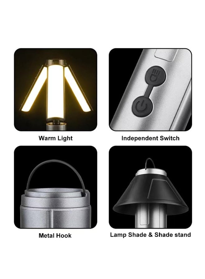 OSHIMA Telescopic Camping Light, Rechargeable Telescopic Lantern, Magnetic Waterproof Camping Lamp, Multifunction Lanterns with Hook 3 Model Flashlight for Camping, Hiking - Image 3
