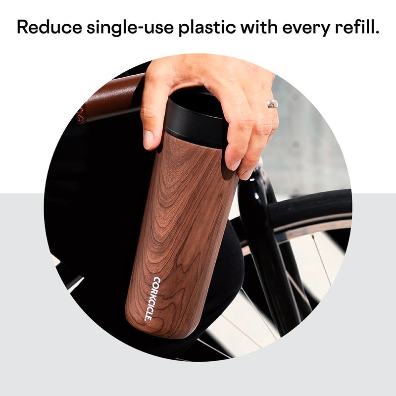 Corkcicle Commuter Cup Insulated Stainless Steel Spill Proof Travel Coffee Mug Keeps Beverages Cold for 9 Hours and Hot for 3 Hours  Gloss White  17 oz 1 Count (Pack of 1) - Image 5