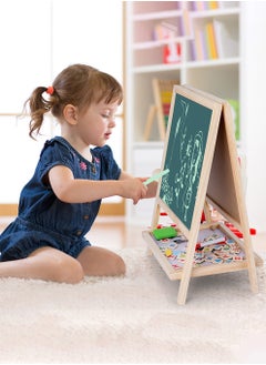 Arabest 2 In 1 Lifting Double-Sided Large Magnetic Drawing Board Easel Black And White Board Painting Stand  - Image 2