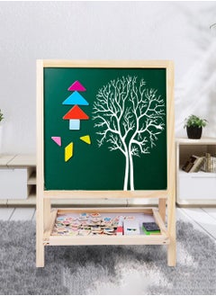 Arabest 2 In 1 Lifting Double-Sided Large Magnetic Drawing Board Easel Black And White Board Painting Stand  - Image 3