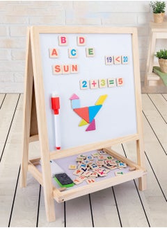 Arabest 2 In 1 Lifting Double-Sided Large Magnetic Drawing Board Easel Black And White Board Painting Stand  - Image 4