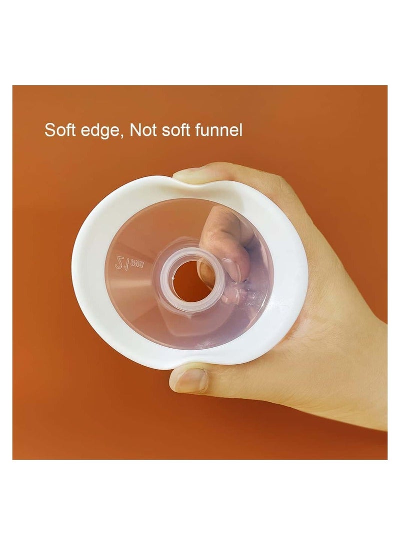 1 Pack 24mm  Breast Shields Medium Breast Pump  for Medela Replace Compatible with for Medela Breast Pumps Personalfit Connector - Image 2