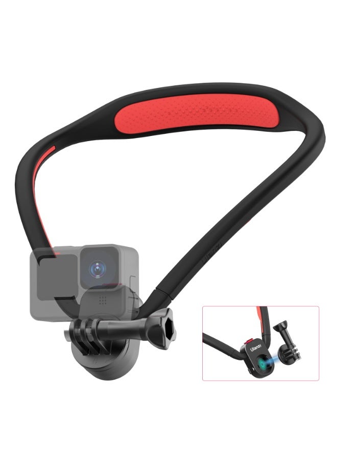 يولانزي حامل الرقبة لقلادة مغناطيسية من GoPro، حامل POV للكاميرا لـ GoPro Hero 13/12/11/10/9/8/7/6/5/4/MAX، AKASO، DJI Osmo Action 5 Pro/4/3، Insta360 ومعظم كاميرات الحركة - Image 1