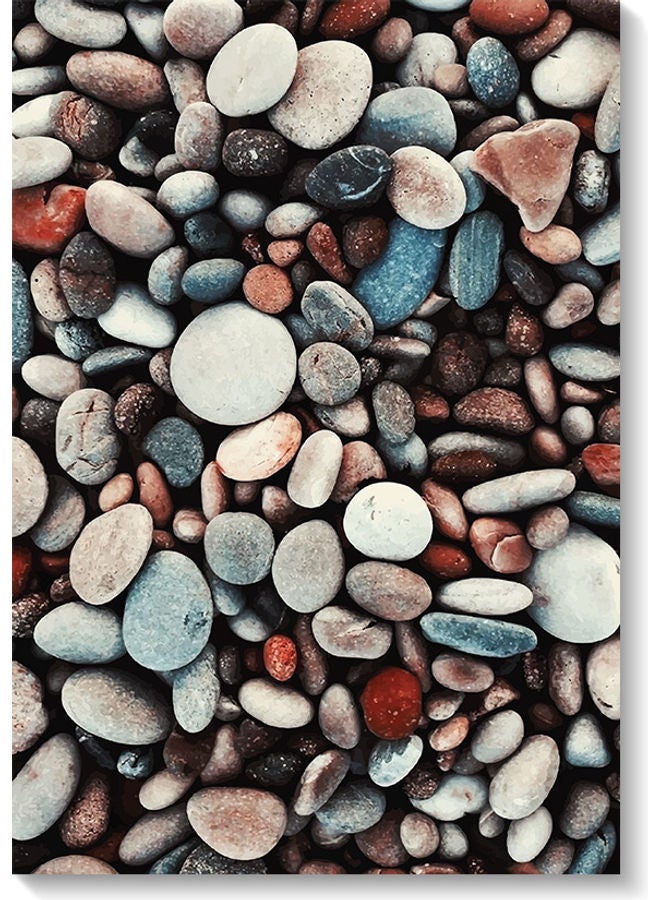 RYN Colored Stone Wall Art Multicolour 40x60cm - Image 1