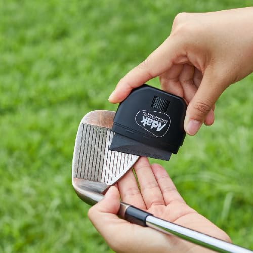 ADAK 2-in-1 Golf Club Cleaner & Groove Sharpener | Increase Backspin & Shot Accuracy | Diamond-Fused Elastomer Cleaning Tool | Perfect Golf Gift - Image 4
