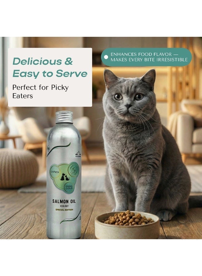 O2pets O2 PETS Omega Gold Joint Cats and Dogs Wild Caught Norwegian Salmon Oil Supplement – Premium Omega 3 for Joint and Mobility Support - Image 2