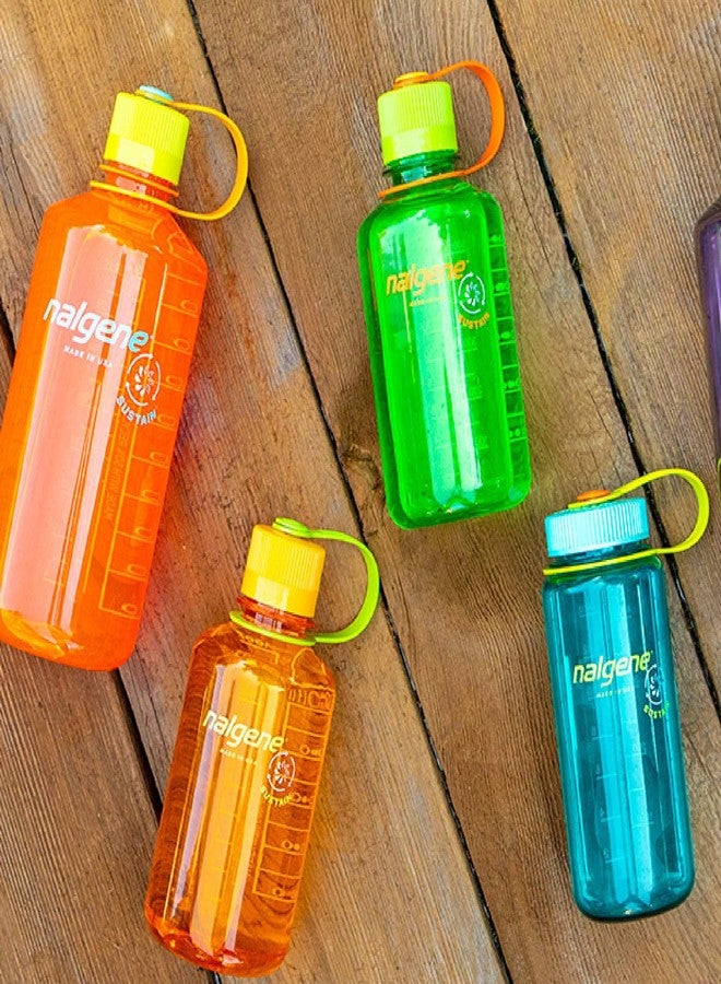 Nalgene Tritan Narrow Mouth BPA-Free Water Bottle, Clear, 32 oz - Image 2