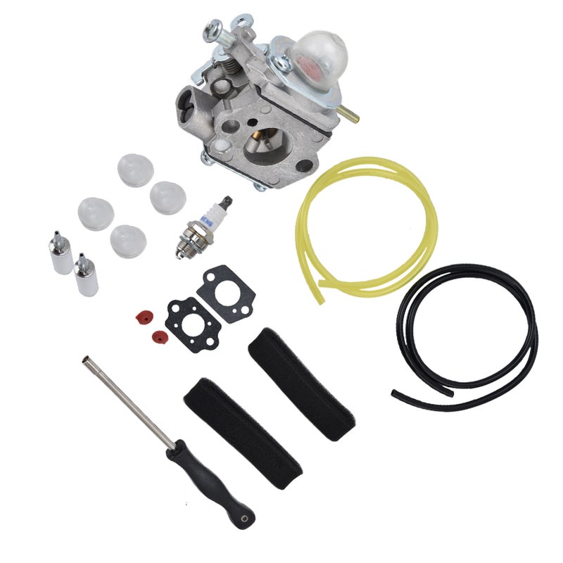 753-06190 Carburetor with Fuel Filter Air Filter Primer Bulb Kit for Troybilt TB22EC TB32EC TB80EC TB22 TB21EC - Image 3
