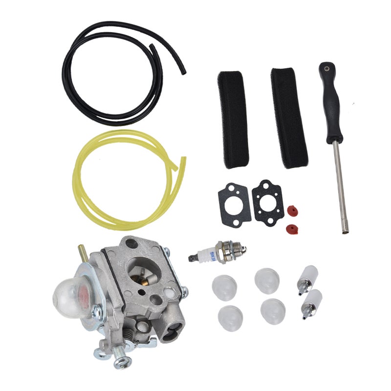 753-06190 Carburetor with Fuel Filter Air Filter Primer Bulb Kit for Troybilt TB22EC TB32EC TB80EC TB22 TB21EC - Image 5