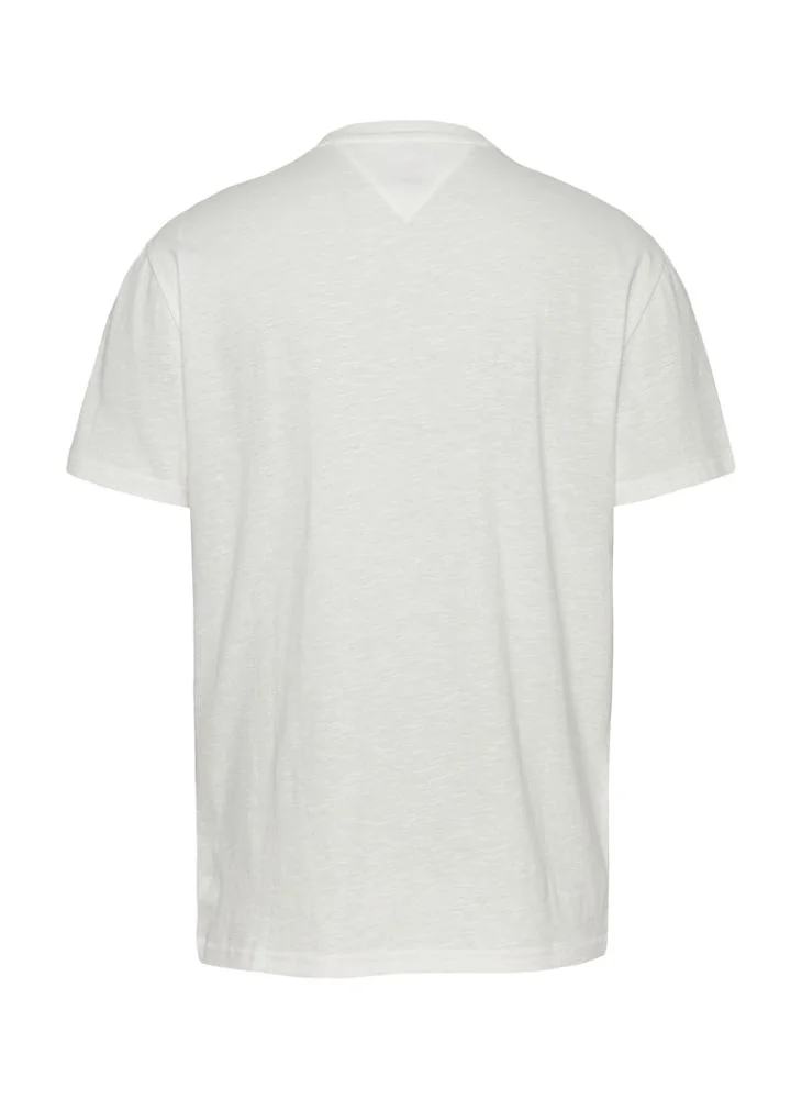 TOMMY JEANS Regular Fit Graphic Slub T-Shirt